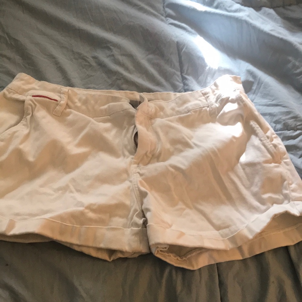 White Shorts